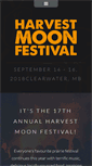 Mobile Screenshot of harvestmoonfestival.ca